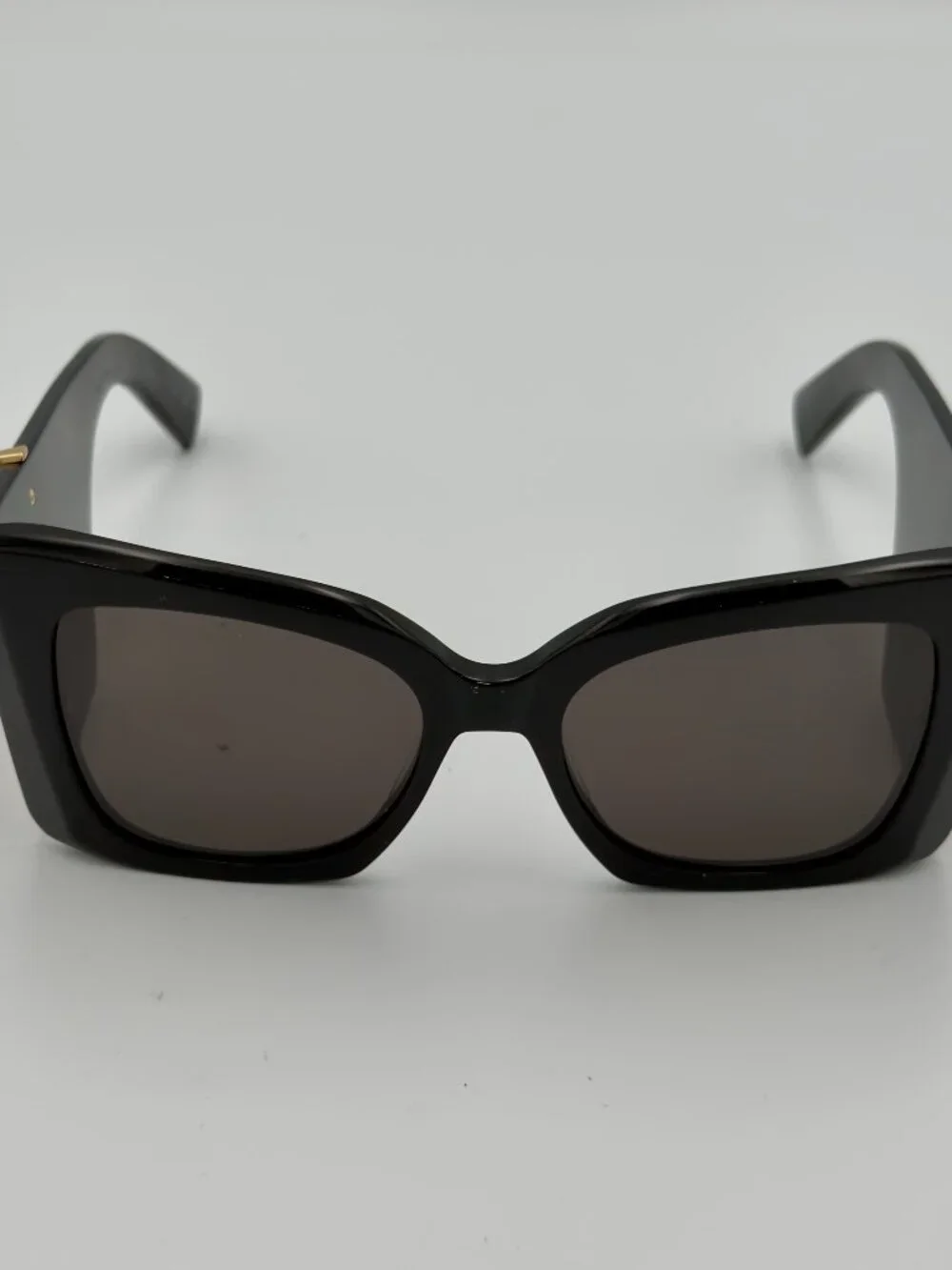 Saint Laurent SL M119 BLAZE 001 Black Gold Sunglasses 54mm YSL w/ Case